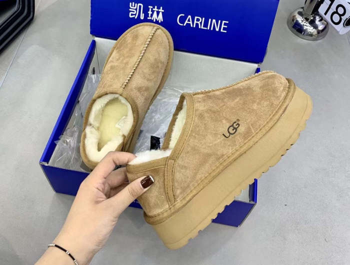 Women flat fur shoes, size 35-42, SS70-1798