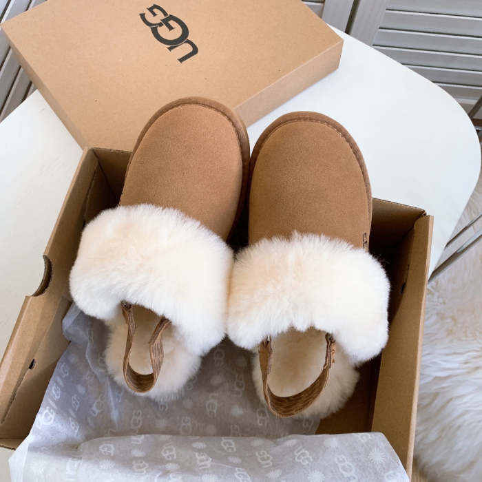 Women flat fur shoes, size 35-42, SS60-2263
