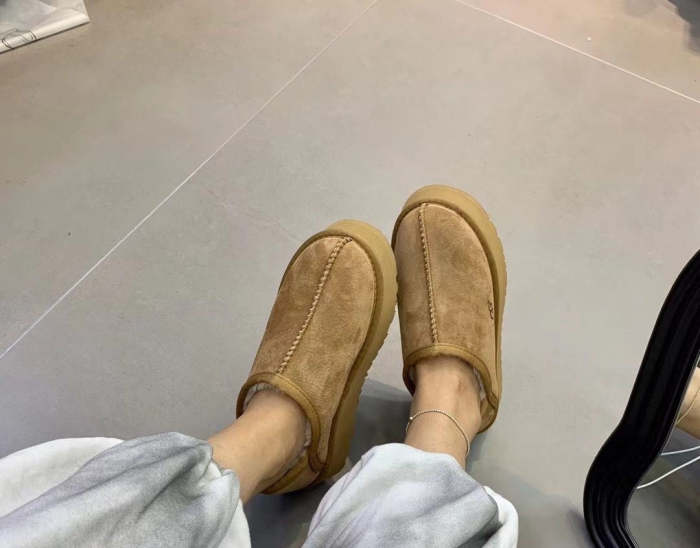 Women flat fur shoes, size 35-42, SS70-1798