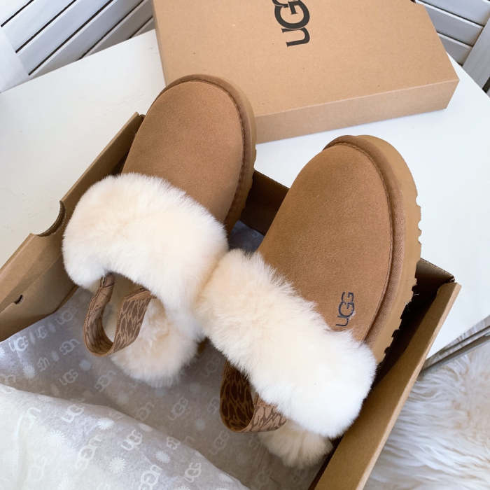 Women flat fur shoes, size 35-42, SS60-2263