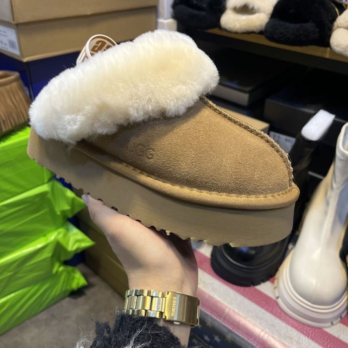 Women flat fur shoes, size 35-42, SS70-1799