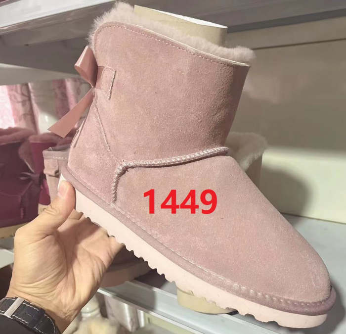 Women flat snow boots shoes, wih box, size 35-44, SS50-1446-1452