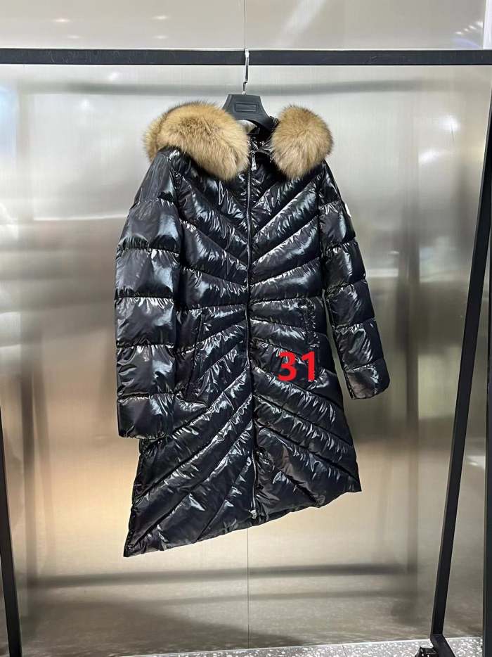 Women's winter thick white duck down jacket coat, CL200-31