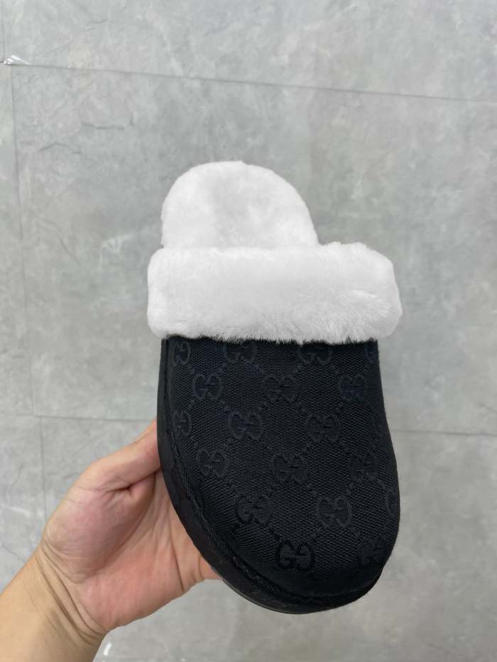 Women flat fur shoes, size 35-43, SS60-2267