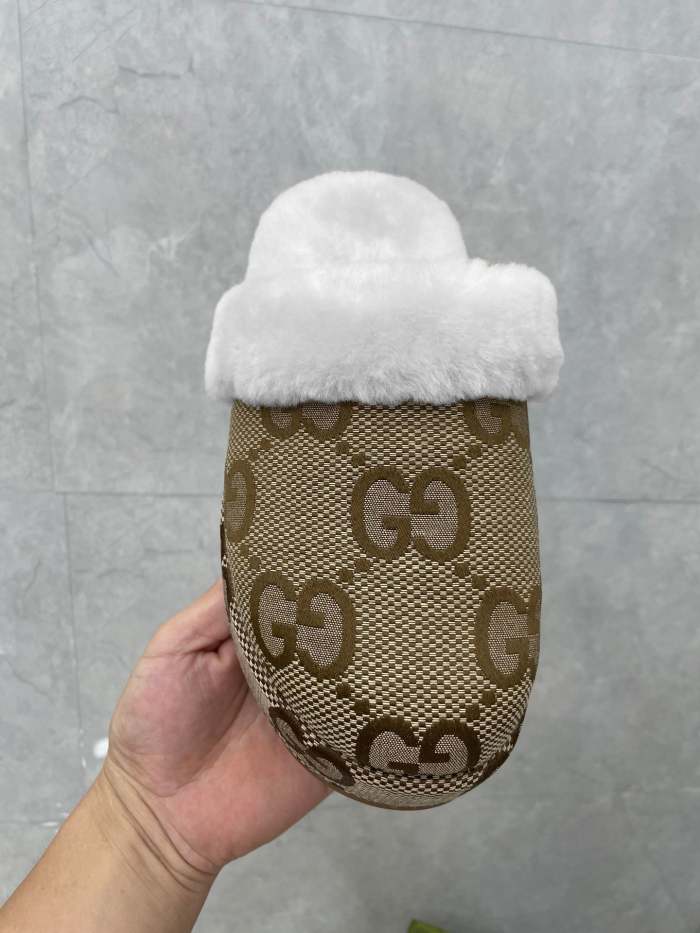 Women flat fur shoes, size 35-43, SS60-2264