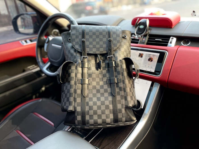 Split leather  bag ,4A,size 41x48x13cm, no box, B88-1681