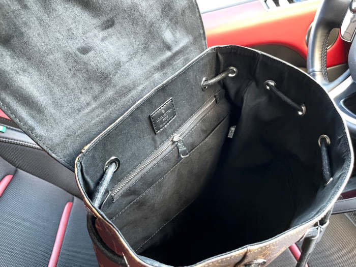 Split leather  bag ,4A,size 41x48x13cm, no box, B88-1682