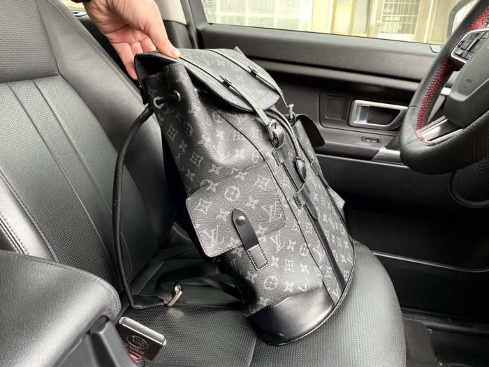 Split leather  bag ,4A,size 41x48x13cm, no box, B88-1680