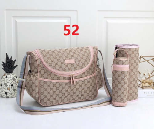 Canvas and split leather baby diaper bag + nursing bottle bag+ cushion, AAA, no box,diaper bag size  40x30x14cm,B98-52