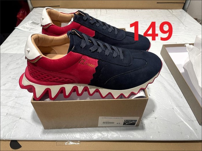 Women men Red sole Shark sneakers shoes , with box,size 35-46, SS150-141-149