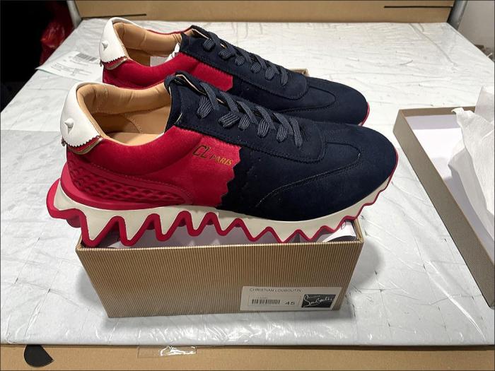 Women men Red sole Shark sneakers shoes , with box,size 35-46, SS150-141-149