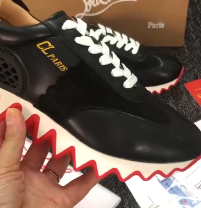 Women men Red sole Shark sneakers shoes , with box,size 35-46, SS150-141-149