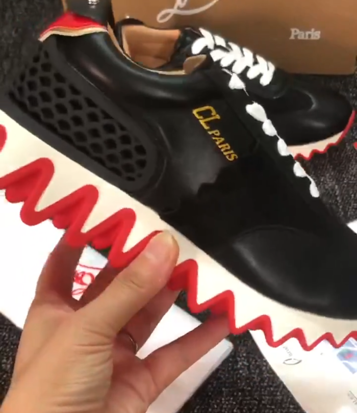 Women men Red sole Shark sneakers shoes , with box,size 35-46, SS150-141-149