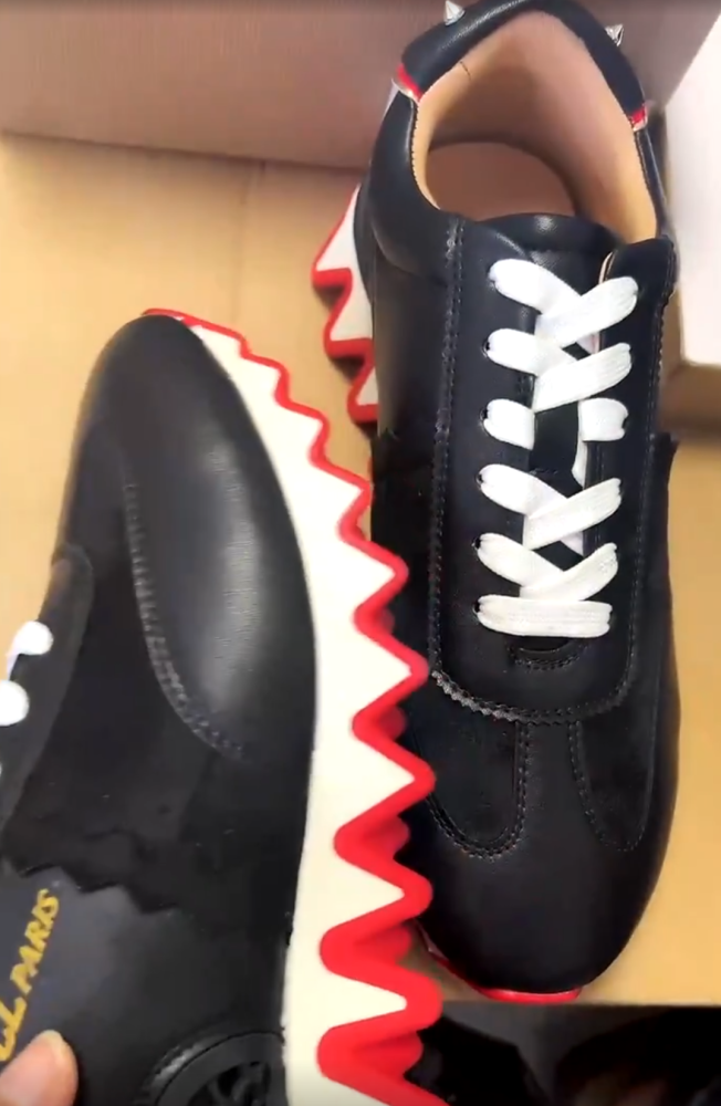 Women men Red sole Shark sneakers shoes , with box,size 35-46, SS150-141-149