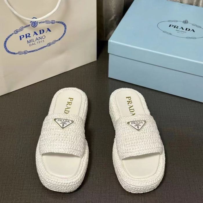 New woven slippers with thick soles，size 35-42, SS60-2308-2310