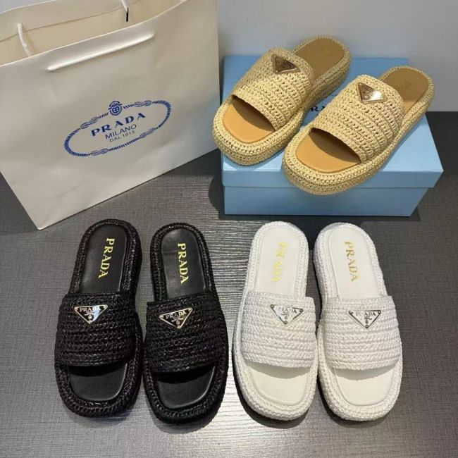 New woven slippers with thick soles,size 35-42, SS60-2308-2310