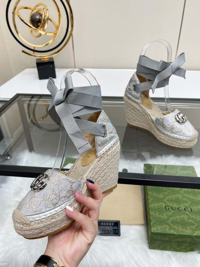 Women Thick-bottomed straw fisherman slipsole sandals shoes, size 35-42, SS98-439