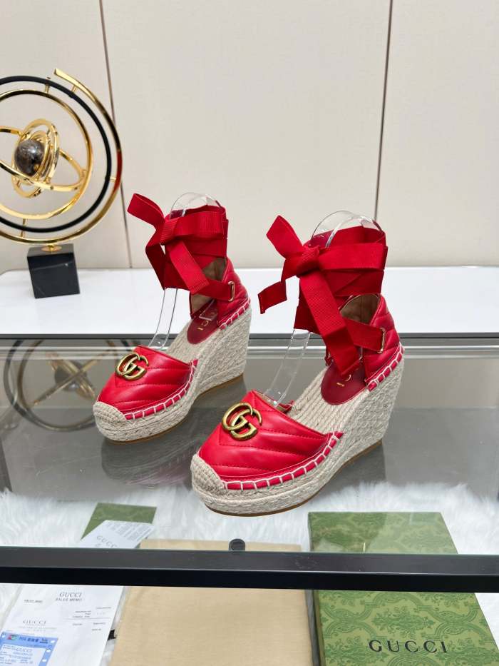 Women Thick-bottomed straw fisherman slipsole sandals shoes, size 35-42, SS98-442