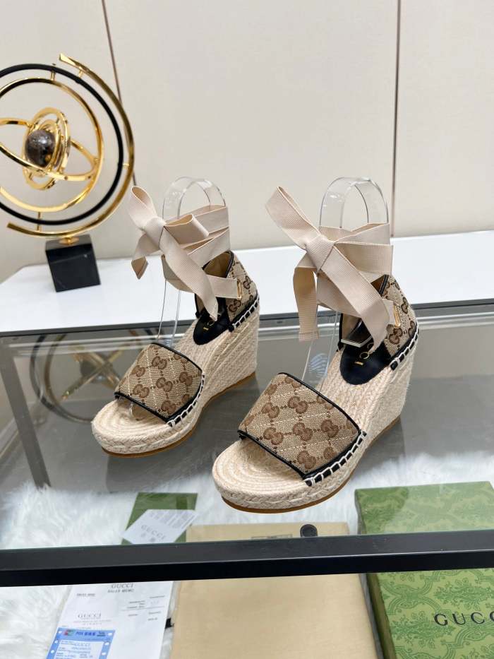 Women Thick-bottomed straw fisherman slipsole sandals shoes, size 35-42, SS98-441