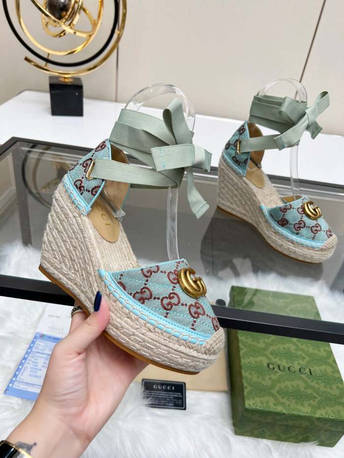 Women Thick-bottomed straw fisherman slipsole sandals shoes, size 35-42, SS98-449