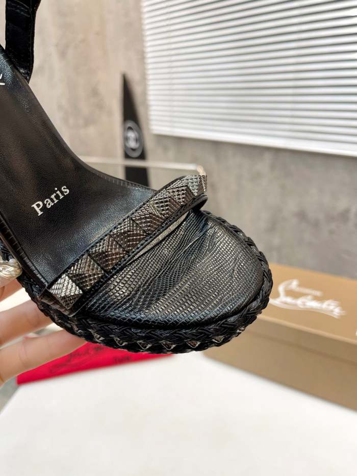 Women Thick-bottomed slipsole sandals shoes,heel 12cm, size 34-41, SS110-424-426