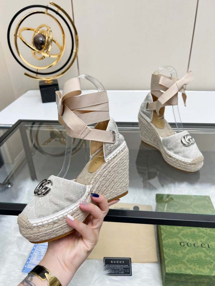 Women Thick-bottomed straw fisherman slipsole sandals shoes, size 35-42, SS98-451