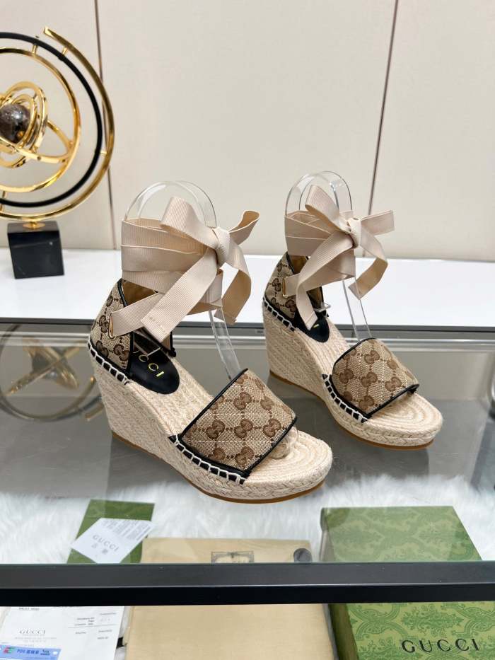 Women Thick-bottomed straw fisherman slipsole sandals shoes, size 35-42, SS98-441