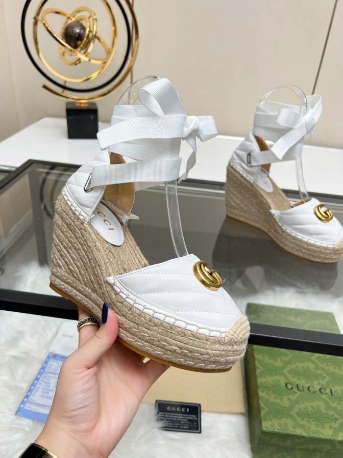 Women Thick-bottomed straw fisherman slipsole sandals shoes, size 35-42, SS98-455