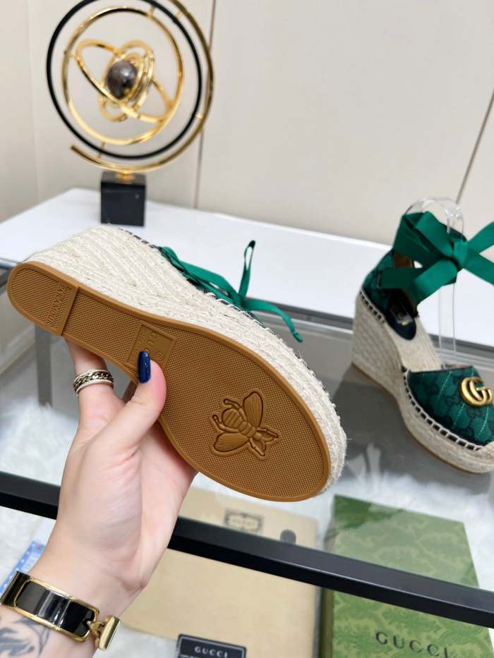 Women Thick-bottomed straw fisherman slipsole sandals shoes, size 35-42, SS98-440