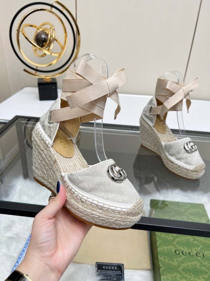 Women Thick-bottomed straw fisherman slipsole sandals shoes, size 35-42, SS98-451