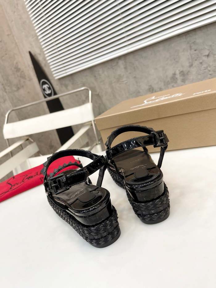 Women Thick-bottomed sandals shoes,heel 6cm, size 34-41, SS98-461-463