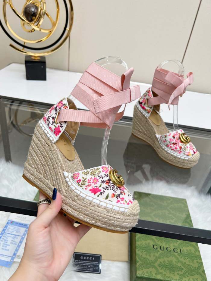 Women Thick-bottomed straw fisherman slipsole sandals shoes, size 35-42, SS98-443