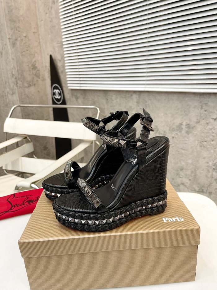 Women Thick-bottomed slipsole sandals shoes,heel 12cm, size 34-41, SS110-424-426