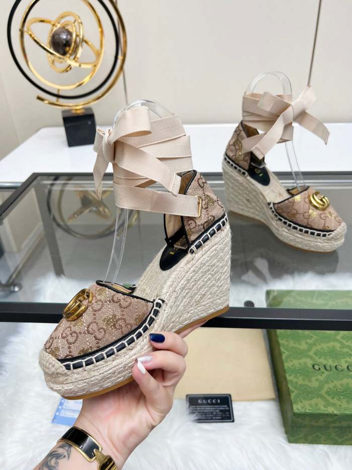 Women Thick-bottomed straw fisherman slipsole sandals shoes, size 35-42, SS98-457
