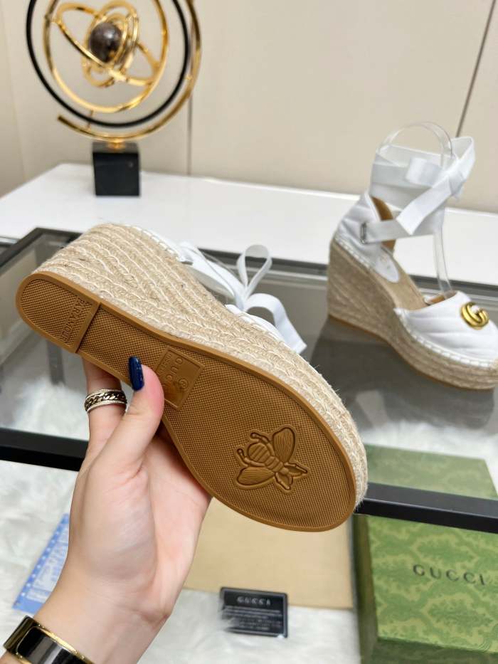 Women Thick-bottomed straw fisherman slipsole sandals shoes, size 35-42, SS98-455