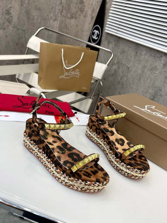Women Thick-bottomed sandals shoes,heel 12cm or 6cm, size 34-41, SS98-459-460