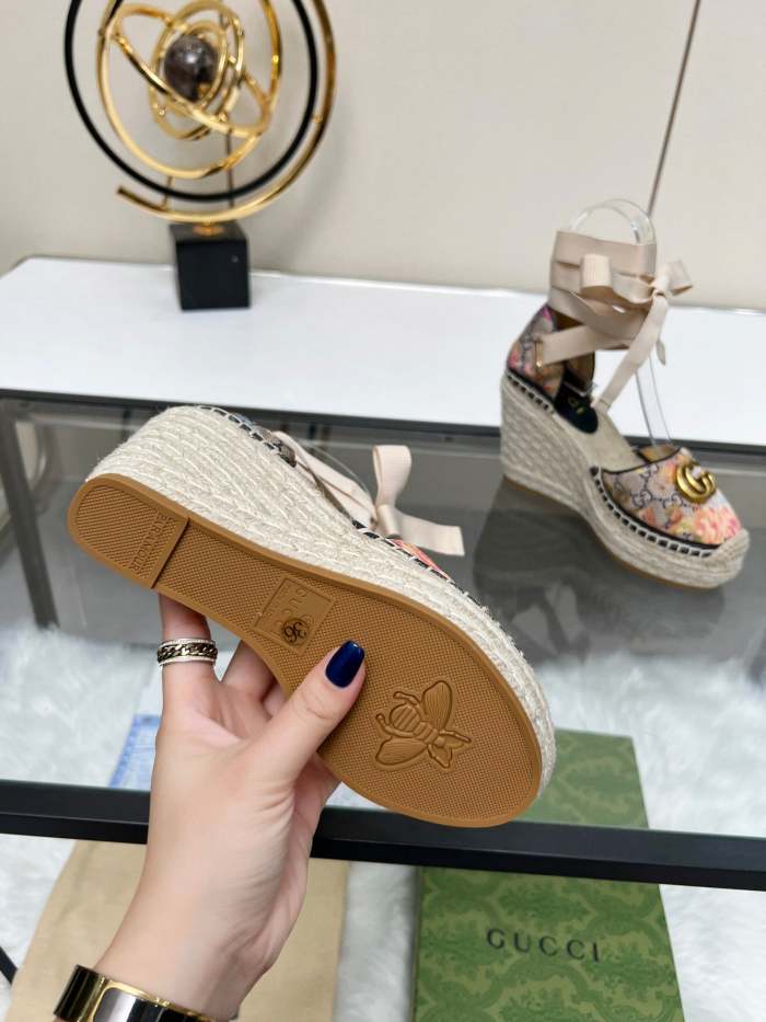 Women Thick-bottomed straw fisherman slipsole sandals shoes, size 35-42, SS98-446