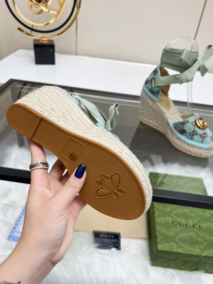 Women Thick-bottomed straw fisherman slipsole sandals shoes, size 35-42, SS98-449