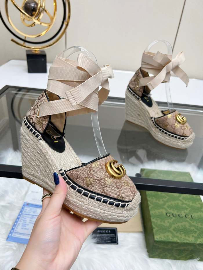 Women Thick-bottomed straw fisherman slipsole sandals shoes, size 35-42, SS98-457