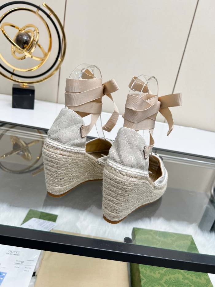 Women Thick-bottomed straw fisherman slipsole sandals shoes, size 35-42, SS98-451