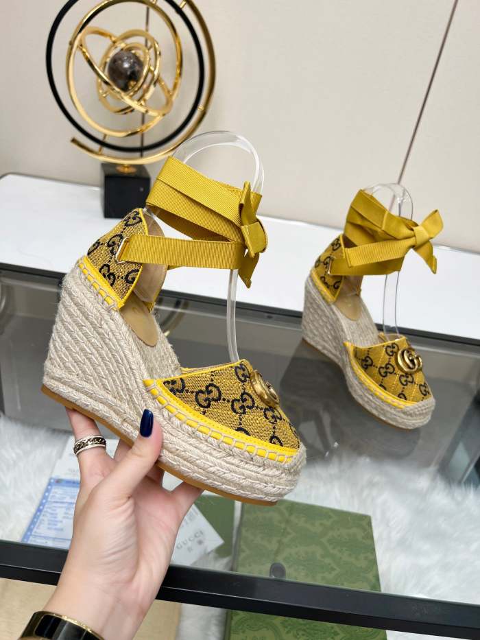 Women Thick-bottomed straw fisherman slipsole sandals shoes, size 35-42, SS98-445