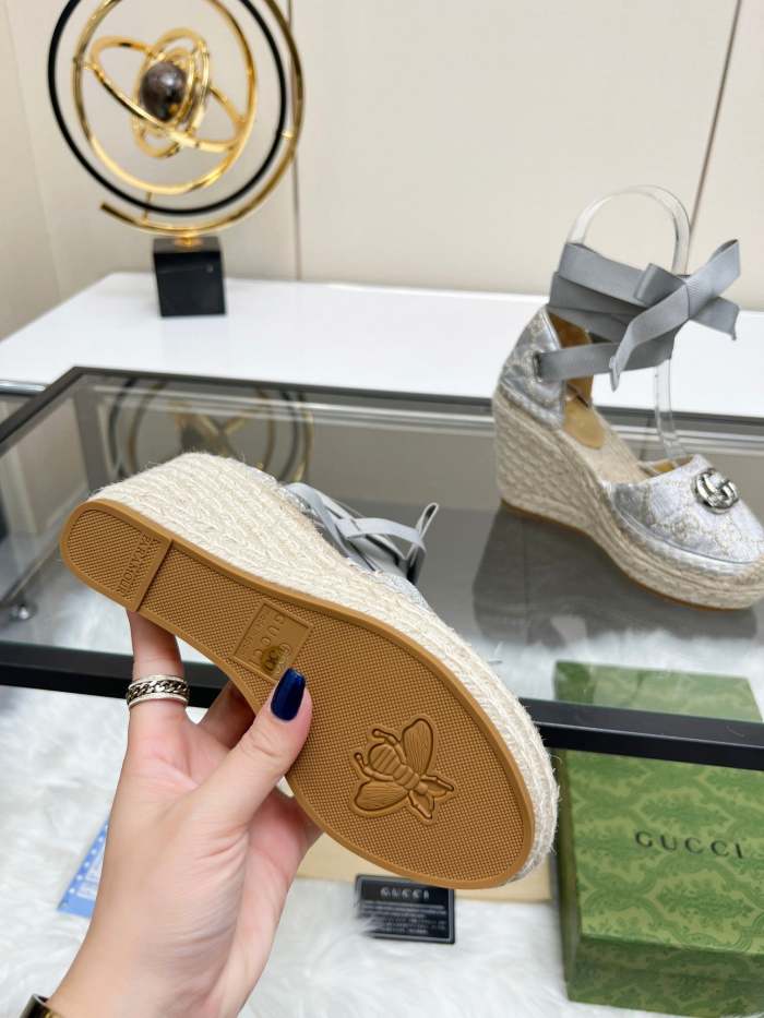 Women Thick-bottomed straw fisherman slipsole sandals shoes, size 35-42, SS98-439
