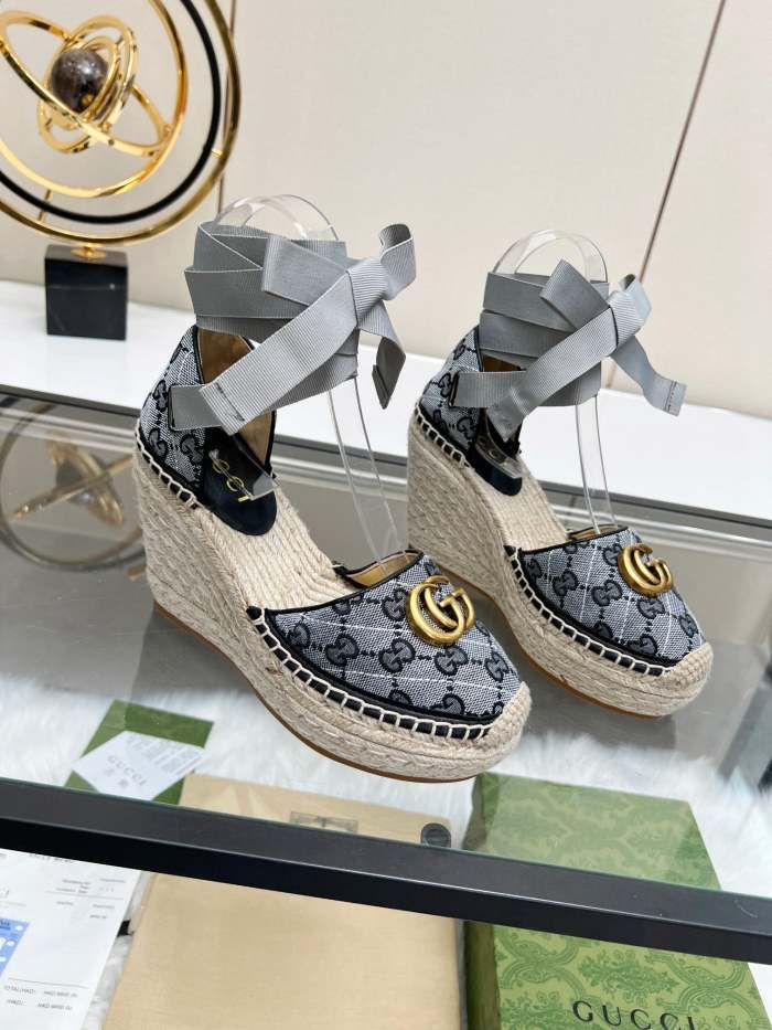 Women Thick-bottomed straw fisherman slipsole sandals shoes, size 35-42, SS98-438