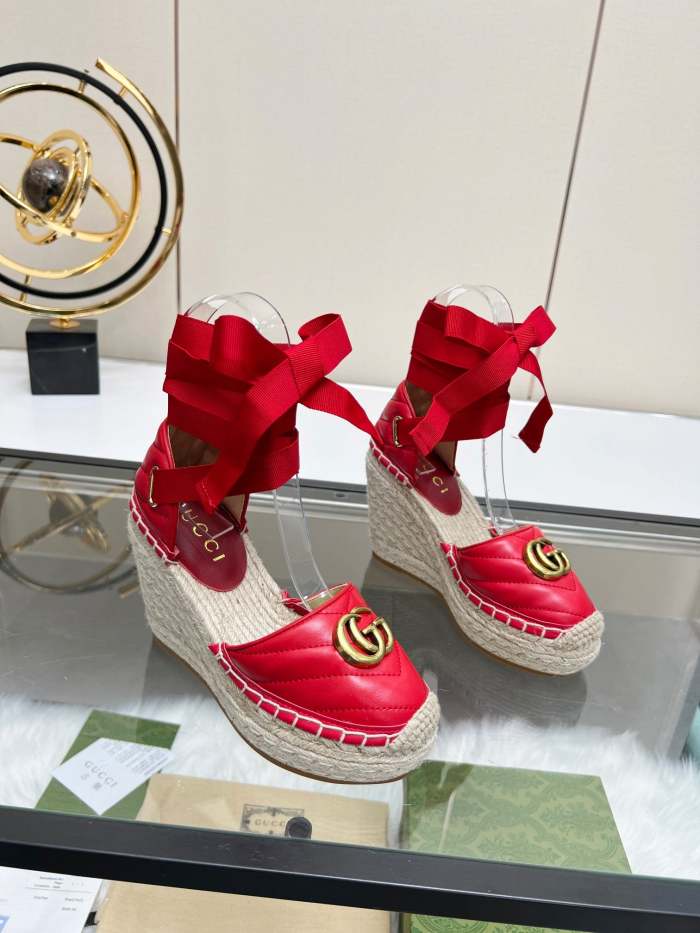 Women Thick-bottomed straw fisherman slipsole sandals shoes, size 35-42, SS98-442