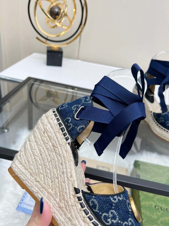 Women Thick-bottomed straw fisherman slipsole sandals shoes, size 35-42, SS98-437