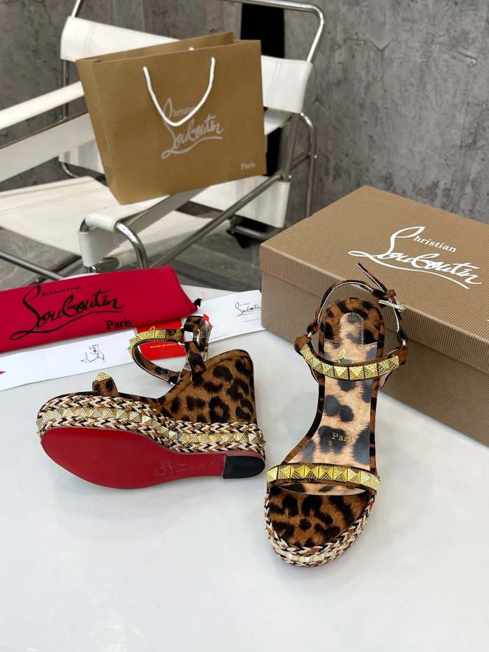 Women Thick-bottomed sandals shoes,heel 12cm or 6cm, size 34-41, SS98-459-460
