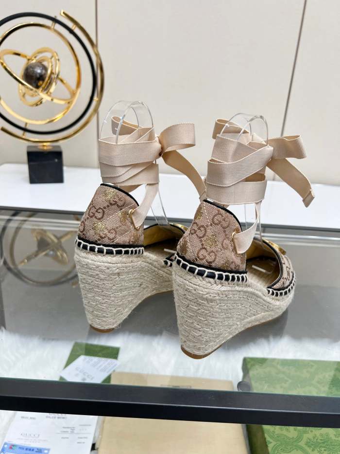 Women Thick-bottomed straw fisherman slipsole sandals shoes, size 35-42, SS98-457