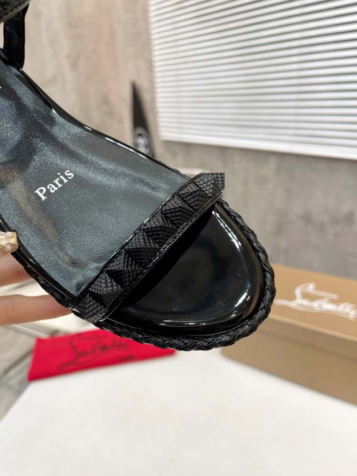 Women Thick-bottomed sandals shoes,heel 6cm, size 34-41, SS98-461-463