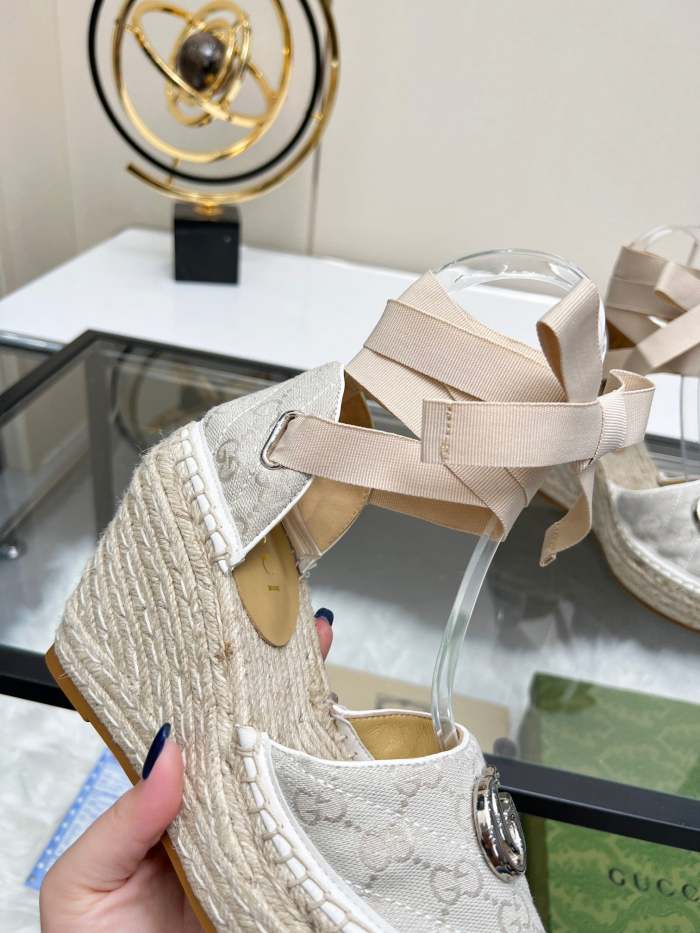 Women Thick-bottomed straw fisherman slipsole sandals shoes, size 35-42, SS98-451
