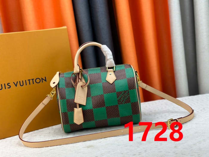 M40584  Speedy canvas leather  bag ,5A,size 25x15x15cm, no box, B88-1724-1728